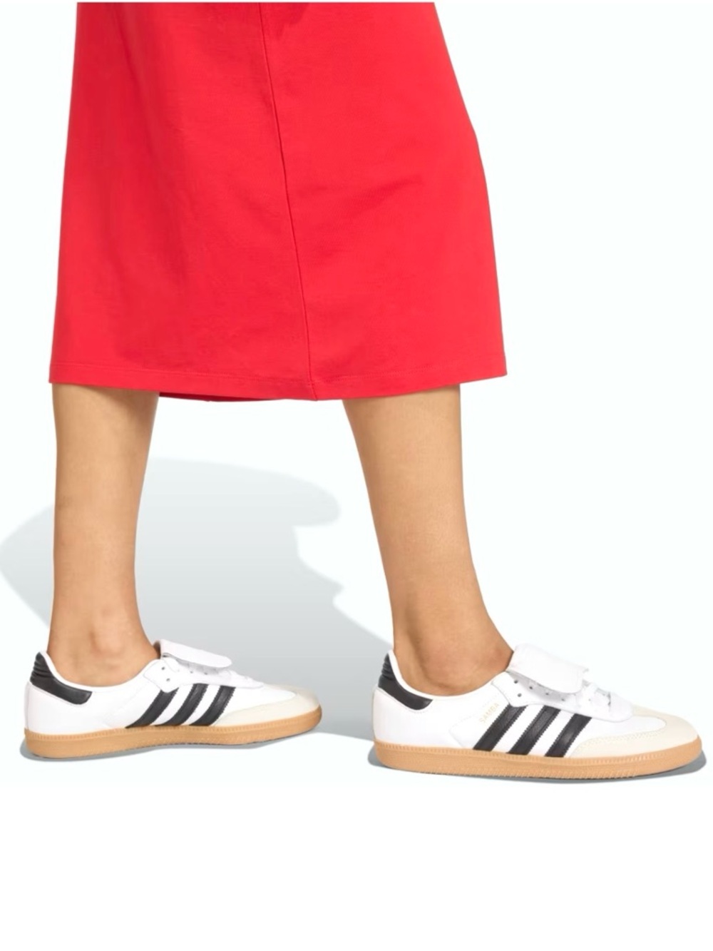 ADIDAS ORIGINALS Women’s 3 stripes slim fit midi dress❤️❤️ - Picture 6 of 9
